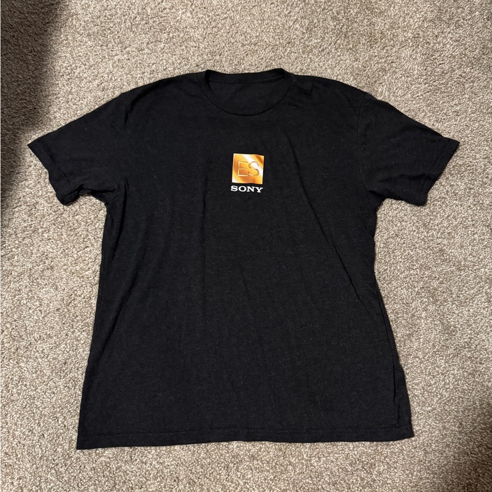 Vintage Sony ES audio stereo Graphic Tee USA Sony Shirt Mens size Large